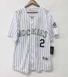 Troy Tulowitzki Colorado Rockies Official MLB Majestic Jersey