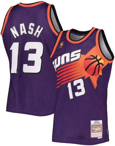 Steve Nash Phoenix Suns Official NBA Jersey Mitchell & Ness Purple