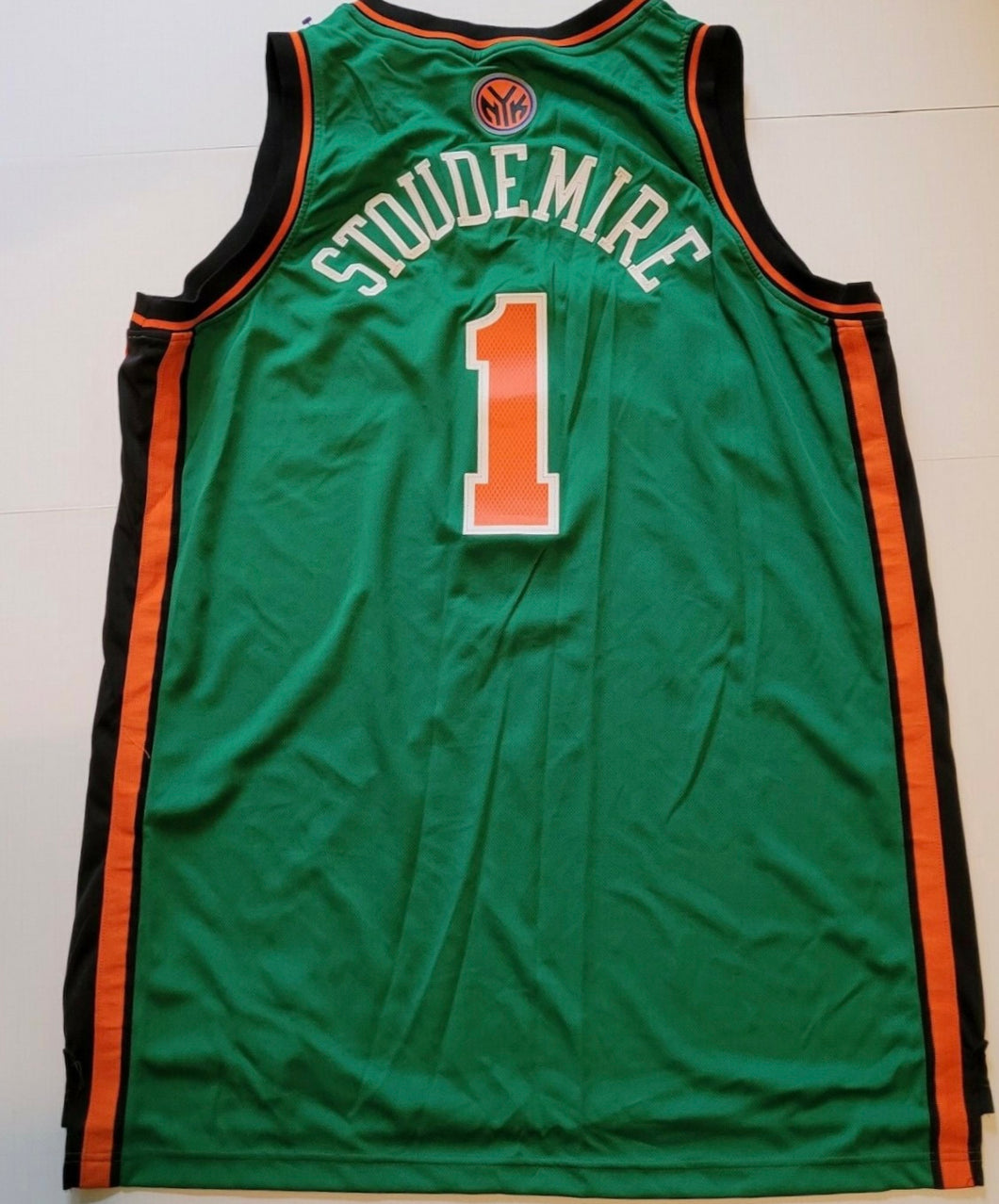 Amar’e Stoudemire New York Knicks Official NBA Adidas Jersey green St. Patrick’s Day