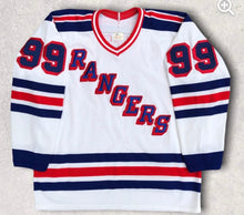 Wayne Gretzky YOUTH KIDS New York Rangers Official NHL Adidas Jersey white