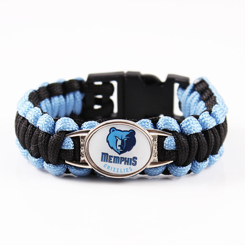 Memphis Grizzlies snap clasp bracelet