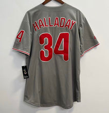 Roy Halladay Philadelphia Phillies Official MLB Jersey gray Majestic