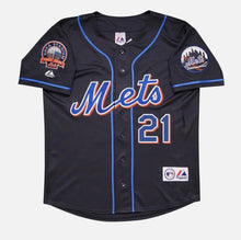 Carlos Delgado New York Mets Official MLB Majestic Jersey black
