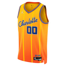 Choose Any NAME and NUMBER customized Charlotte Hornets Official NBA Jordan brand Jersey Orange