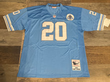 Barry Sanders autographed Detroit Lions Mitchell & Ness jersey With many inscriptions