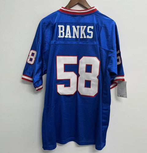 Carl Banks Mitchell & Ness New York Giants Jersey
