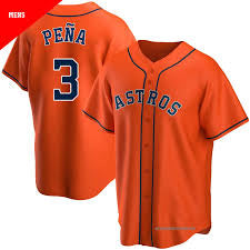 Jeremy Pena YOUTH KIDS  Houston Astros Official MLB Nike Jersey Orange