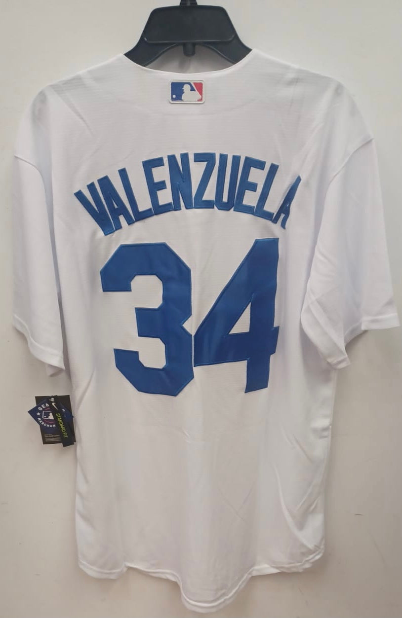 Fernando Valenzuela Los Angeles Dodgers Grey Jersey Size: Small