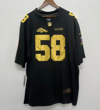 Von Miller Denver Broncos military salute to service  Jersey Black