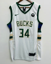 Giannis Antetokounmpo Milwaukee Bucks Official NBA Nike Jersey white