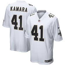 Alvin Kamara New Orleans Saints Official NFL Nike Jersey white