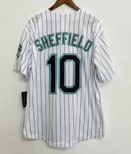 Gary Sheffield Florida Marlins 1997 Official MLB Jersey Majestic white