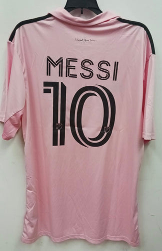 Lionel Messi Inter Miami Soccer Futbol Jersey pink adult sizes