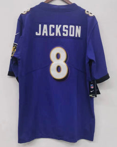 Lamar Jackson Baltimore Ravens Jersey Purple