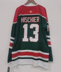 Nico Hischier New Jersey Devils Jersey Green