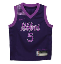Anthony Edwards YOUTH KIDS Minnesota Timberwolves Official NBA Nike Jersey Purple
