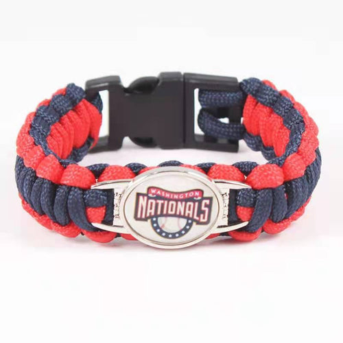 Washington Nationals snap clasp bracelet