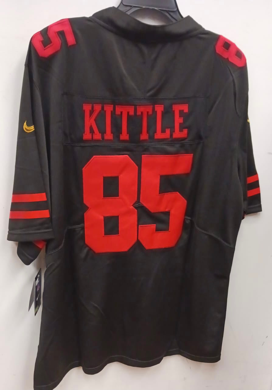 George Kittle San Francisco 49ers NFL Nike Jersey black