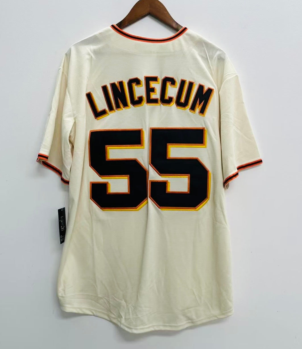 Tim Lincecum San Francisco Giants Official MLB Majestic Jersey