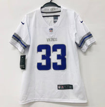Aaron Jones YOUTH KIDS Minnesota Vikings Official NFL Jersey white