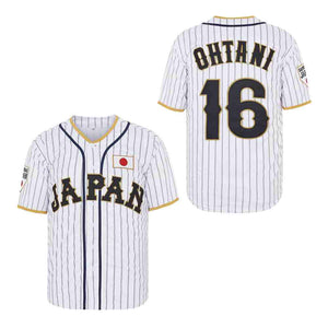 Shohei Ohtani Japan jersey white