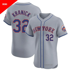 Max Kranick New York Mets Official MLB Nike Jersey Gray