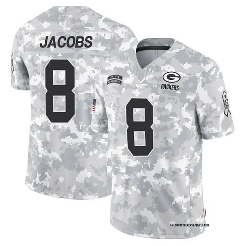 Josh Jacobs Green Bay Packers Official NFL Nike Salute to Service Jersey