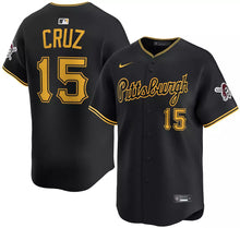 Oneil Cruz Pittsburgh Pirates Official MLB Nike Jersey black