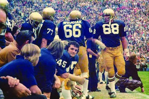 Rudy Ruettiger Notre Dame Fighting Irish jersey College Vault Mitchell & Ness