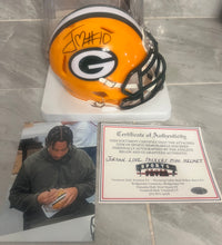 Jordan Love Autographed Green Bay Packers Mini Helmet with COA Photo signing