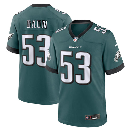 Zack Baun Philadelphia Eagles official NFL Nike Jersey green