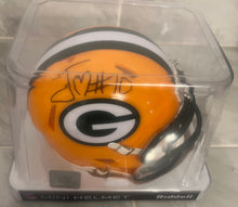 Jordan Love Autographed Green Bay Packers Mini Helmet with COA Photo signing