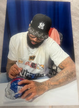 Odell Beckham Jr.  Autographed New York Giants Mini Helmet with COA Photo signing