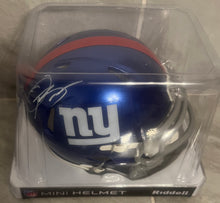 Odell Beckham Jr.  Autographed New York Giants Mini Helmet with COA Photo signing