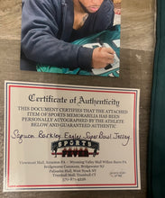 Saquon Barkley autographed Philadelphia Eagles jersey COA & Photo signing