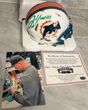 Zach Thomas Autographed Miami Dolphins Mini Helmet with COA Photo signing