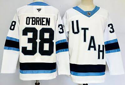 Liam O’Brien Utah Hockey Club Official NHL Fanatics Jersey white