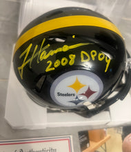 James Harrison Autographed Pittsburgh Steelers Mini Helmet with COA & Photo Signing