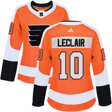 John LeClair Philadelphia Flyers Official NHL Jersey Adidas Orange