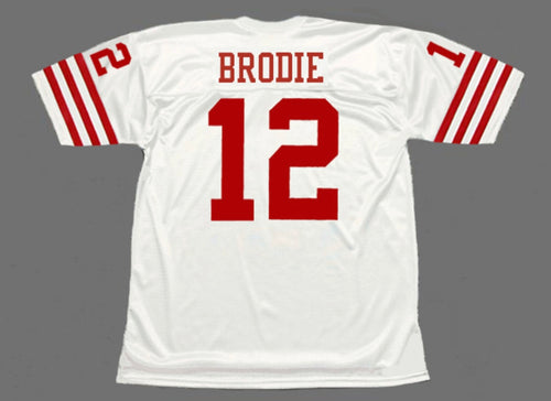 John Brodie San Francisco 49ers Jersey Mitchell & Ness white