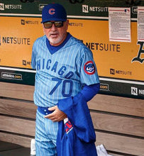 Joe Maddon Chicago Cubs Official MLB Majestic Throwback Jersey