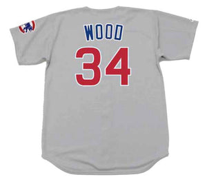 Kerry Wood Chicago Cubs Official MLB Majestic Jersey Gray