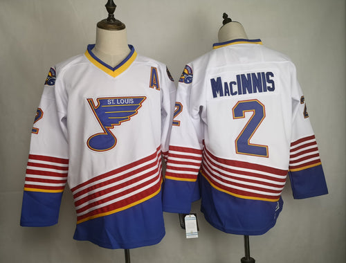 Al MacInnis St. Louis Blues Official NHL CCM Jersey white