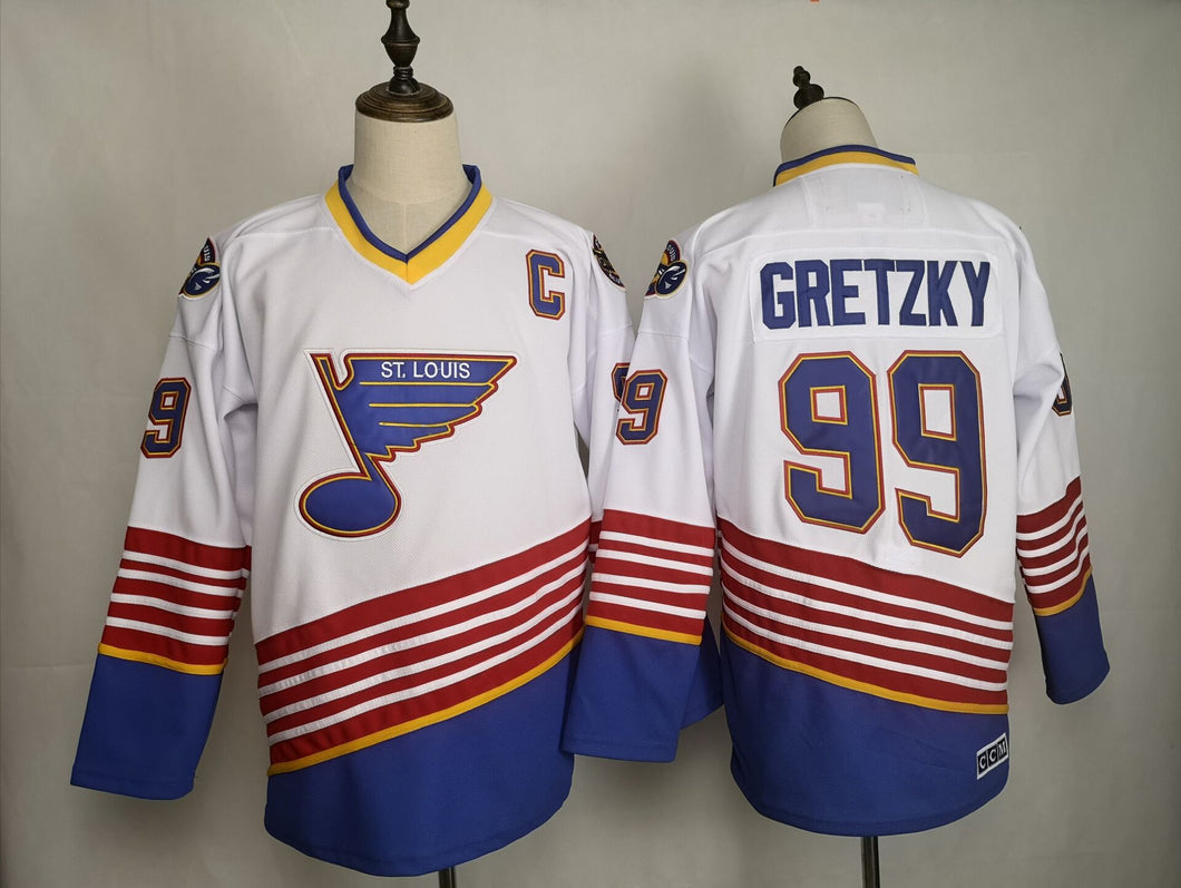 Wayne Gretzky St. Louis Blues Official NHL CCM Jersey