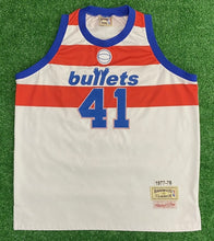 Wes Unseld Washington Bullets Official NBA Mitchell & Ness Jersey white