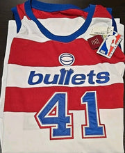 Wes Unseld Washington Bullets Official NBA Mitchell & Ness Jersey white