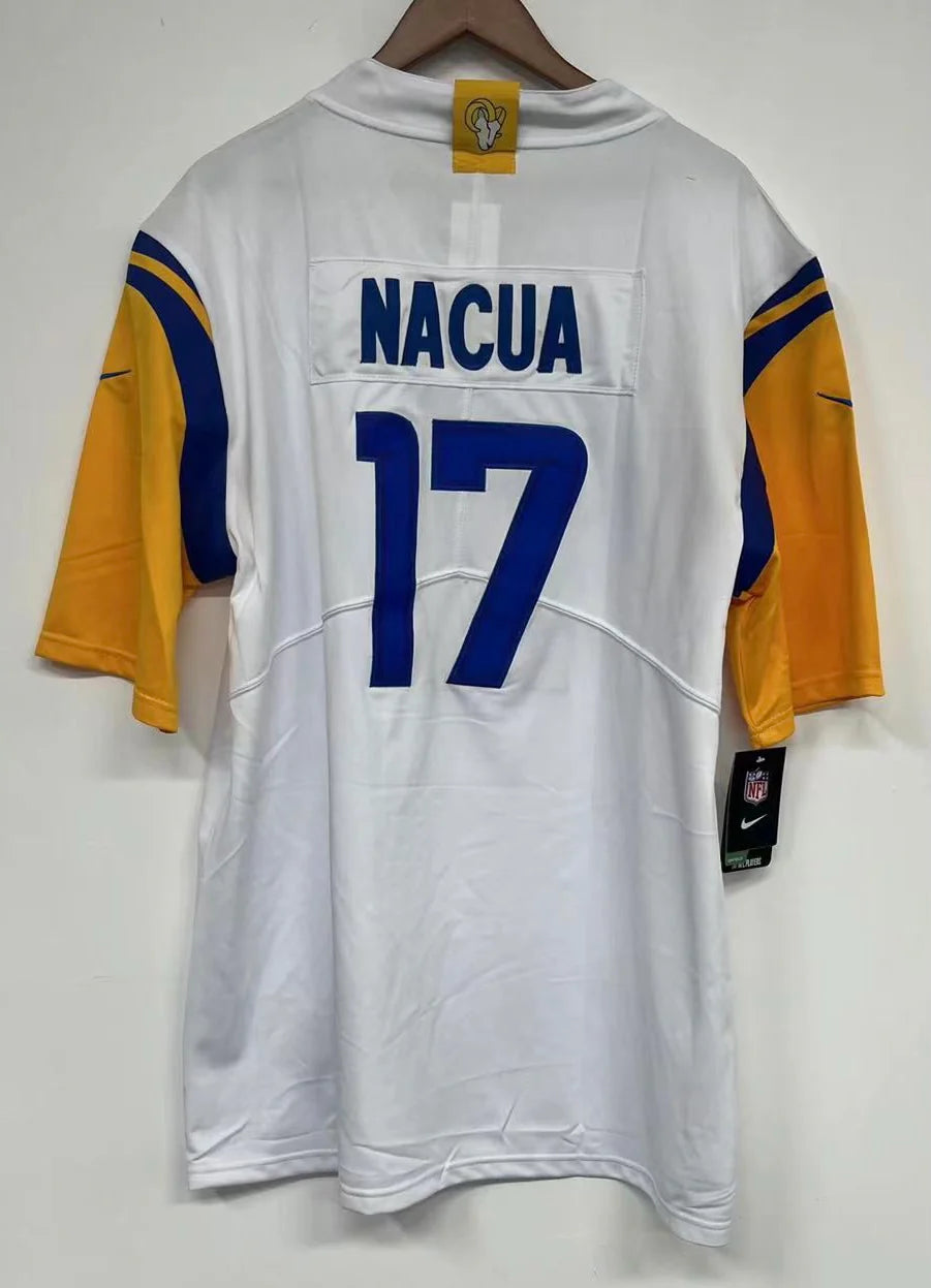 Puka Nacua Los Angeles Rams Official NFL Nike Jersey white Puka Nacua Los Angeles Rams Official NFL Nike Jersey white