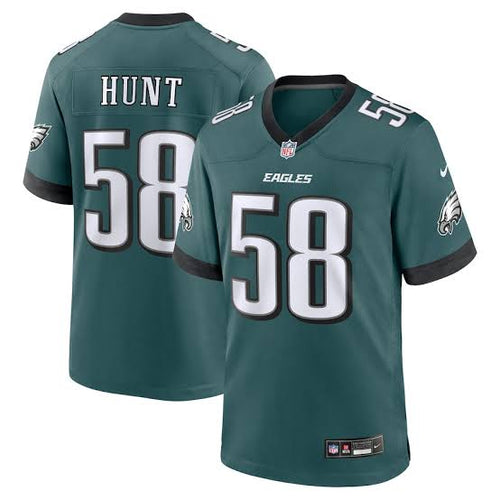 Jalyx Hunt Philadelphia Eagles Official NFL Nike Jersey