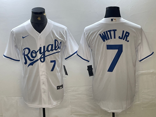 Bobby Witt Jr. Kansas City Royals Jersey Nike white