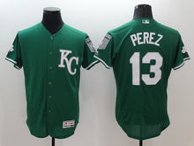 Salvador Pérez Kansas City Royals Jersey  Green St. Patrick’s Day